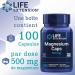 Life Extension Magnesium Caps 500mg 100 Vegan Gluten Free Vegetarian Soy-Free Non-GMO - Buy Online on GoSupps.com