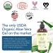 PURA D'OR Organic Aloe Vera Gel Lemongrass (16oz) - Natural Hydration for Skin & Hair, Sunburn Relief, Bug Bites, Eczema Treatment - No Artificial Preservatives - Buy Online on GoSupps.com