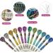 24-Piece Metallic Embroidery Thread Set for DIY Crafts - Glitter Cross Stitch Skeins for Friendship Bracelets & Embroidery Projects - Buy Online on GoSupps.com