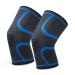 Knee Sleeve Compression Fit Support knee Brace For Knee Pain Joint Pain And Arthritis Relief Improved Circulation (Color : Blue Size : X-Large) X-Large Blue