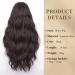 HAIRCUBE Black Long Curly Wig with Bangs - Heat Resistant Synthetic Wigs for Women, Perfect for Daily & Party Use - Buy Online on GoSupps.com