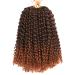 12-Inch Passion Twist Crochet Hair - 8 Bundles Kinky Curly Water Wave - Marlybob Braids for Black Women & Kids (1B30#) - Buy Online on GoSupps.com