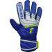 Reusch Boys Attract Junior Unisex Goalkeeper Gloves - Outdoor Seam Cut Solid Surface All Field Surfaces Size 5 - Vapor Gray/Deep Blue - Buy Online on GoSupps.com