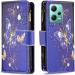 VQWQ Mobile Phone Case for Xiaomi Redmi Note 12 5G & Poco X5 - Protective Leather Folding Case with Lanyard & Magnetic Closure - Butterfly Design - Buy Online on GoSupps.com