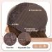 LuLu haireate 26 Inch Ombre Brown Deep Wave Wig | Long Curly Synthetic Heat Resistant Wig for Black Women - Daily Wear - Buy Online on GoSupps.com