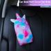 Basumee Unicorn Seat Belt Covers for Kids - Pink Seat Belt Pads & Head Support for Child Car Safety - Buy Online on GoSupps.com