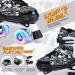 Kuxuan Camo Adjustable Roller Skates with Light Up Wheels - Black - Youth Size 13-3US - Buy Online on GoSupps.com