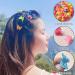 CLDURHGE 100 Pieces Colorful Flower Hair Clips Mini Plastic Hair Clips Small Hair Clips Girls Colorful Hair Clips for Baby Girls Girls Women Random Colour - Buy Online on GoSupps.com