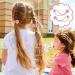 Colorful Double Ball Hair Ties - 14 Pcs Cute Ponytail Holders for Girls, Women, Baby, Toddler | Circle Bubble Hair Bands Rubber Elastics - Buy Online on GoSupps.com