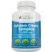 Calcium Citrate 1000mg - 365 Vegan Capsules not Tablets with Added Parsley, Dandelion and Watercress - Without Vitamin D - Made in The USA by Purely Holistic