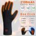 ThxToms Heated Gloves Liners - Ultra-Thin Hand Warmers for Men and Women - Touchscreen Winter Gloves for Hiking, Skiing, Riding, and Cycling - Medium Black - Buy Online on GoSupps.com