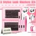 Buy Eefofnn Fluffy Lash Extension Kit - 240pcs DIY Individual Eyelashes 80D+100D Cluster Lashes Bond & Seal Glue Tweezers - 10-20MM D Curl Volume - Buy Online on GoSupps.com