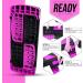 XN8 Adjustable Aerobic Stepper Exercise Step Platform with 3 Risers - Pink - Buy Online on GoSupps.com