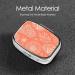 Marine Theme Corals Pill Box - 2 Compartment Portable Metal Pill Organizer for Vitamins - Travel-Friendly Pill Holder for Purses - Buy Online on GoSupps.com