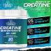 Bear Grips Pure Creatine Monohydrate Powder - 50 Servings 5000 MG Instantized & Micronized Supplement for Men & Women - Clean Creatine for Optimal Performance - Buy Online on GoSupps.com