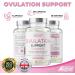 Ovulation Support Supplement: Myo-Inositol, CoQ10, Folic Acid, Vitamins & Minerals - Women's Fertility, Hormone Balance, Ovarian Support - PCOS Capsules - 120 Capsules UK Made - Buy Online on GoSupps.com