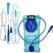 Tannozhe drinking bubble 2 liters of leak-proof water reservoir BPA-free drinking bag replacement sports travel reservoir drinking pack pack hike outdoors blue 2 liters & brushes
