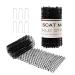 Hmyomina 8.2 FT Cat Scat Mat with Spikes Cat Deterrent Mats Plastic Scat Mat for Cats Include 6 Staples Black