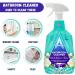 Astonish Bathroom Cleaner Spray 750ml Toilet Cleaner and Descaler Toilet Bleach Removes Limescale Soap Scum Watermarks and Tough Stains White Jasmine and Basil 750ml (1) - Buy Online on GoSupps.com