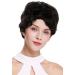 WIG ME UP NG-HH-13-1B Human Hair Short Wavy Wig for Women & Men - Fashionable Black Hair - International Shipping Available - Buy Online on GoSupps.com