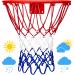 LAO XUE 2022 Upgraded Thickening Heavy Duty Basketball Net, Rainproof Sunscreen for All-Weather 21inches (6.88 Ounce) Standard Thick Nets,12 Loops for Indoor and Outdoor Replacement Net