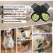 BEAUTYZOO Non-Slip Dog Socks for Hardwood Floors Small Medium Large Senior Old Dogs Paw Protectors 2 Pairs - Traction Control Anti Slip Puppy Socks Prevent Licking Anti Twist for Hot/Cold Pavement Pineapple Black S/M(Pack of 4) - Buy Online on GoSupps.com