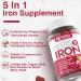 Iron Gummies with Zinc and Magnesium Supplement - Buy Online on GoSupps.com