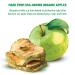 Organic Green Apple Chips - Gourmet Nut Simple Slices Made from USA Grown Apples - No Added Sugar - 3.5oz Bags - Pack of 3 - Buy Online on GoSupps.com