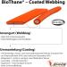 BioThane Coupling Leash for Two Dogs - 0.3m White Custom Width Options | Durable & Waterproof - Buy Online on GoSupps.com