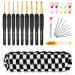 Aeelike 31pcs Crochet Hook Set, Black Gold Crochet Hooks Ergonomic Crochet Hooks for Arthritic Hands with Knitting & Crochet Supplies, Ideal Crochet Gift for Crochet Beginner Lover Crocheter