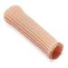 Medline Gel Ribbed Digital Toe Caps Stretchable Fabric Cushioning Support Ingrown Toenails Corns Reusable Small/Medium Pack of 6