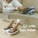 Paingone Fllow EMS Circulation Stimulator - FDA Cleared Muscle Booster for Legs & Feet | 150 Intensity Levels | Portable Pain Relief Device - Buy Online on GoSupps.com