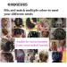 1000Pcs Colorful Small Elastic Hair Bands for Women, Girls, and Toddlers - Mini Rubber Bands for Ponytails, Braids, and Hairstyles - Buy Online on GoSupps.com