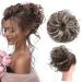 Tess hair tie with hair voluminous messy bun hair part dutt 45g hair part with rubber band for women girls (chocolate brown to blond blonde)