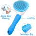 Cleanpets Self-Cleaning Dog & Cat Brush - Perfect for Short & Long Hair - Removes Undercoat - Blue - Buy Online on GoSupps.com
