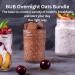 BUB Overnight Oats Bundle - High Protein Porridge with Chia Seeds in Chocolate Flavor | Recipe Card Included - Buy Online on GoSupps.com