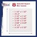 U.S. Art Supply Mini Stretched Canvas Set - Square Assortment (8 Canvases in Various Sizes) 10-Ounce Primed for Painting - Buy Online on GoSupps.com