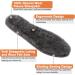 Buy LARGERED 2 Pairs Sheepskin Insoles - 17MM Thick Winter Warm Wool Inserts for Men & Women - Cozy Fluffy Fleece Replacement Soles - EU45/12US 14 - Cream & Grey - Buy Online on GoSupps.com