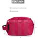 adidas Team Toiletry Kit Travel Shower Bag - Bold Pink, One Size | Shop Now - Buy Online on GoSupps.com