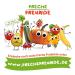 Cheeky Friends Bio Quetschie Fruit Puree - Apple Banana Pineapple & Coconut for Kids | Vegan & Gluten-Free | 12 Pack (100g Each) - Buy Online on GoSupps.com