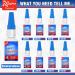 20g Shoe Glue - Ultimate Strength Adhesive for for Soles Boots Sneakers Heels Hiking Shoes Leather Handbags - Quick Set in 15 Seconds Shoe Glue 20g/1pack - Buy Online on GoSupps.com