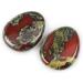 Artistone Dragon Blood Stone Crystal Thumb Stone Worry Stones Hand Carved Palm Stones Crystal Chakra Worry Stone for Anxiety Meditation Reiki Water Drop Shaped - Buy Online on GoSupps.com