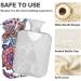 Traditional Naanle Dahlia Flowers Hot Water Bottle 2L Heating Bag for Pain Relief & Cold Therapy Handfoots Heat Therapy - Buy Online on GoSupps.com