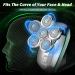 JIMSTER 5-in-1 Head Shaver for Men - Waterproof Electric Bald Shaver Grooming Kit with Beard Trimmer and Nose Clipper - Cordless Type-C Charge - Green - Buy Online on GoSupps.com