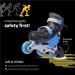New Bounce Junior Roller Skates EU 24-28/US 8-11 Boys 2-in-1 Tri-Wheel to Inline Skates for Beginners | Blue - Buy Online on GoSupps.com