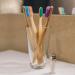 Bamboo Toothbrush 4-Pack & Compostable Dental Floss Set | Eco-Friendly Oral Care Kit with Refillable Glass Holder | Biodegradable & BPA-Free | Natural Gifts for Men & Women - Buy Online on GoSupps.com