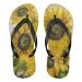 Mnsruu oil painting artwork sunflower flower flower flip flop flip sandals home slippers hotel spa bedroom travel s for men women small