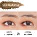 Kiss New York Magic Eyebrow Stamp Powder - Natural Milk Tea Brown Shape - Buy Online on GoSupps.com