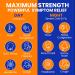 Timely Maximum Strength Day & Night Cold & Flu Relief - Compare to Mucinex Fast Max - 40 Caplets for Fast Acting All-in-One Relief - Buy Online on GoSupps.com