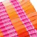 ZHAOER Embroidery Thread Set - 12 Skeins Friendship Bracelet String - Cross Stitch Threads with Bobbins - Orange Series - Buy Online on GoSupps.com